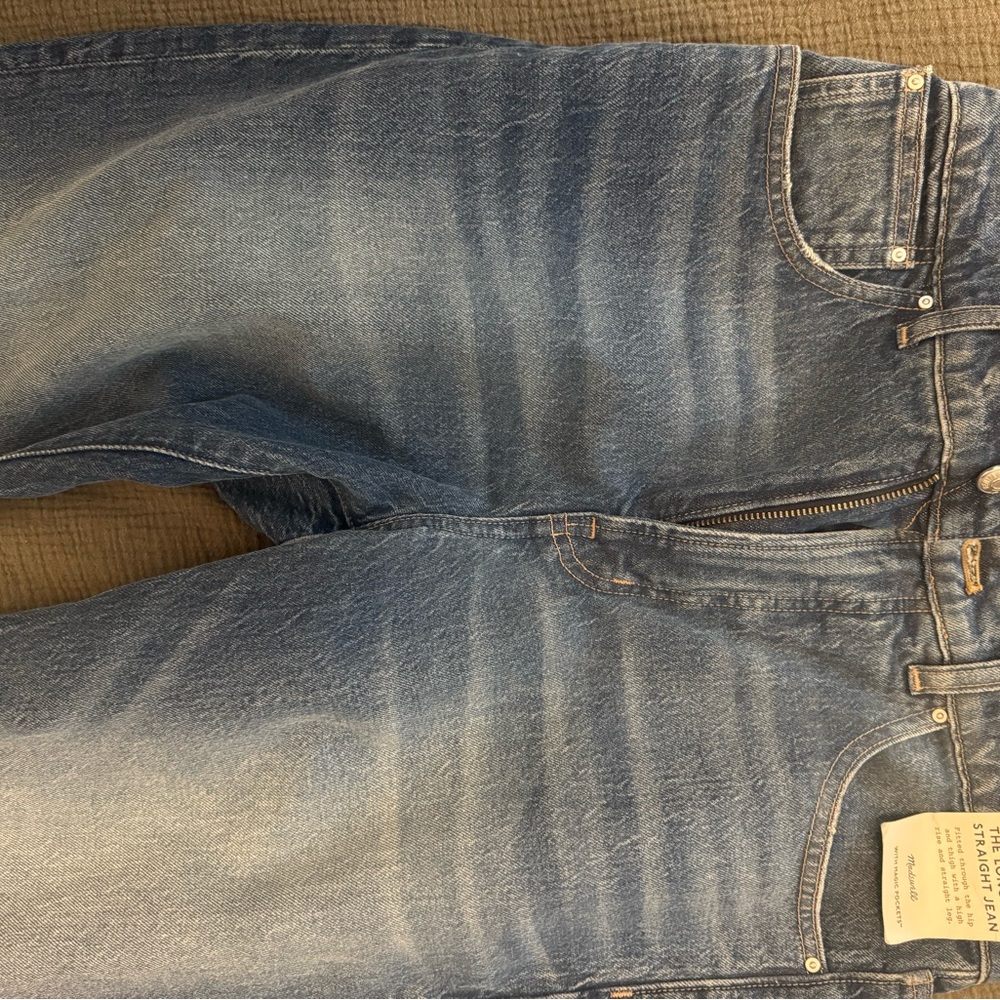 Madewell Relaxed Fit Blue Jeans